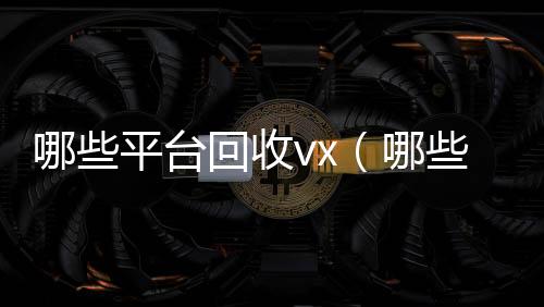 哪些平台回收回收微信秒结vx（哪些平台回收旧书）